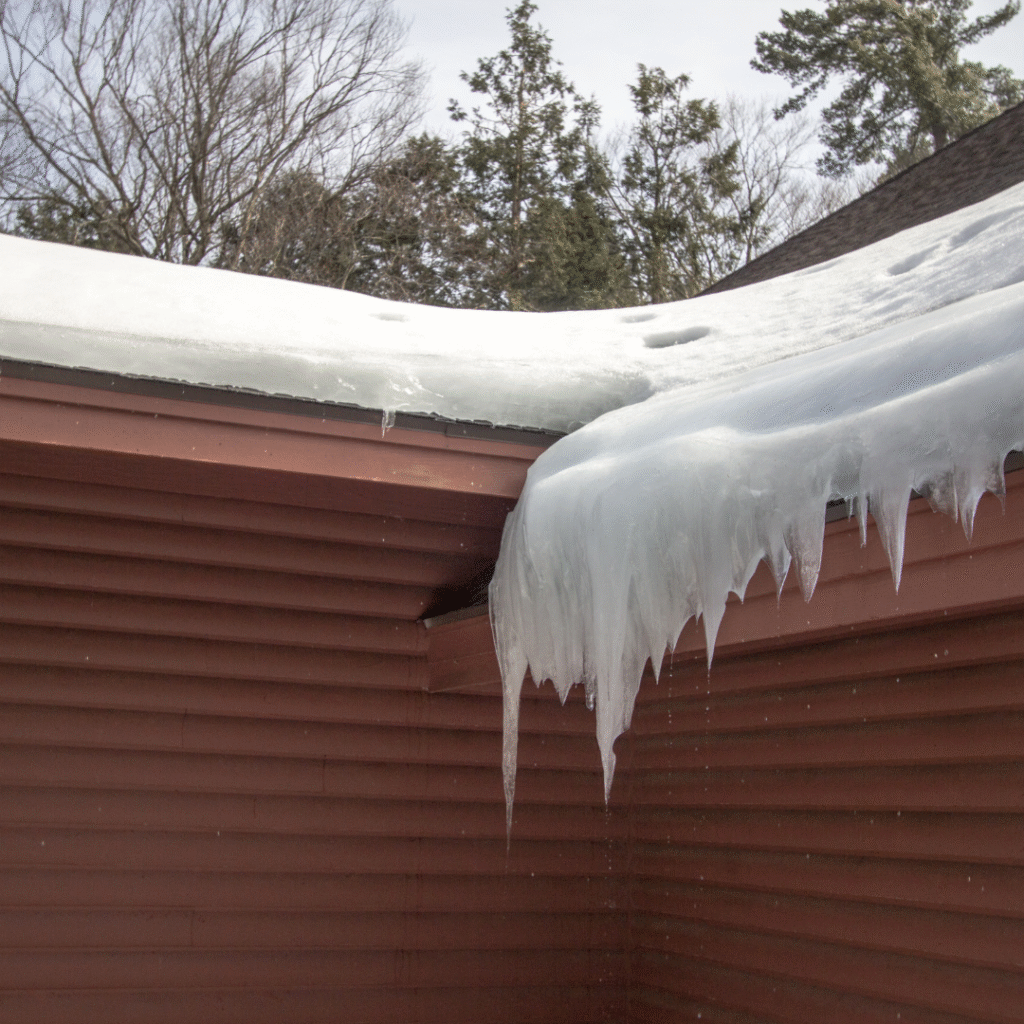 icy roof
